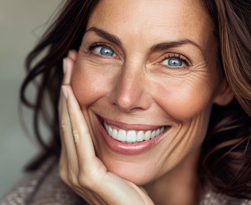 Portrait of smiling middle-aged woman